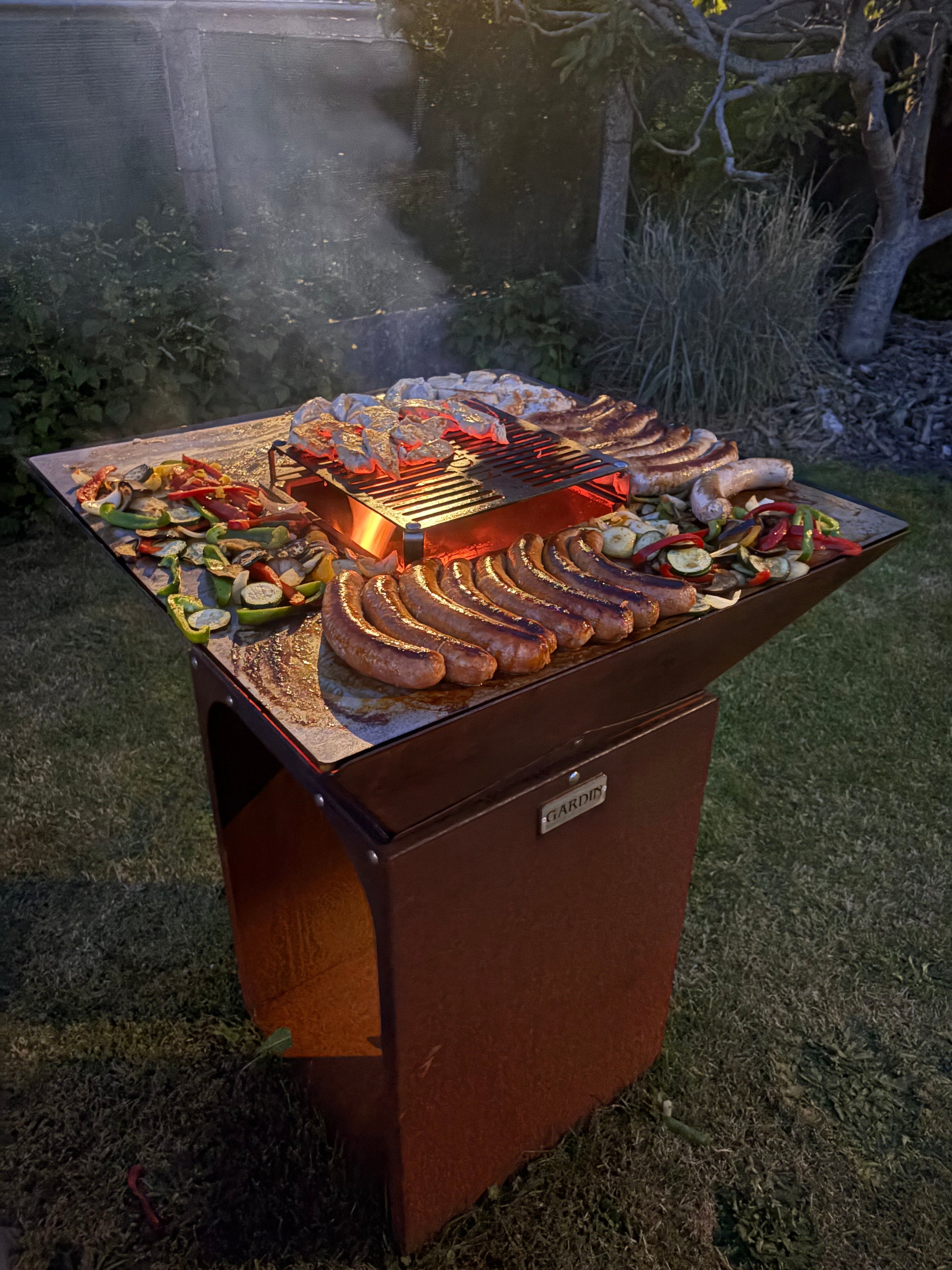 Brasero MONTANA KIT — Édition Corten